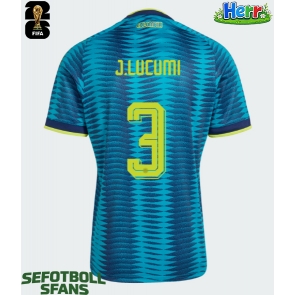 Colombia Jhon Lucumi #3 Bortatröja VM 2026 Kortärmad